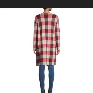 Joseph A checker pattern cardigan - XL